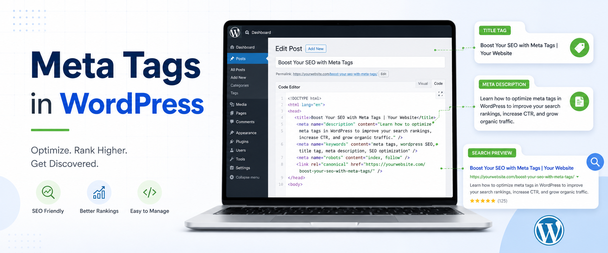 How to Add Meta Tags in WordPress (Step-by-Step Guide)